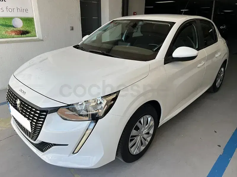 Usado Peugeot 208 Active 75 CV (55 kW) 2021 Blanco Utilitario