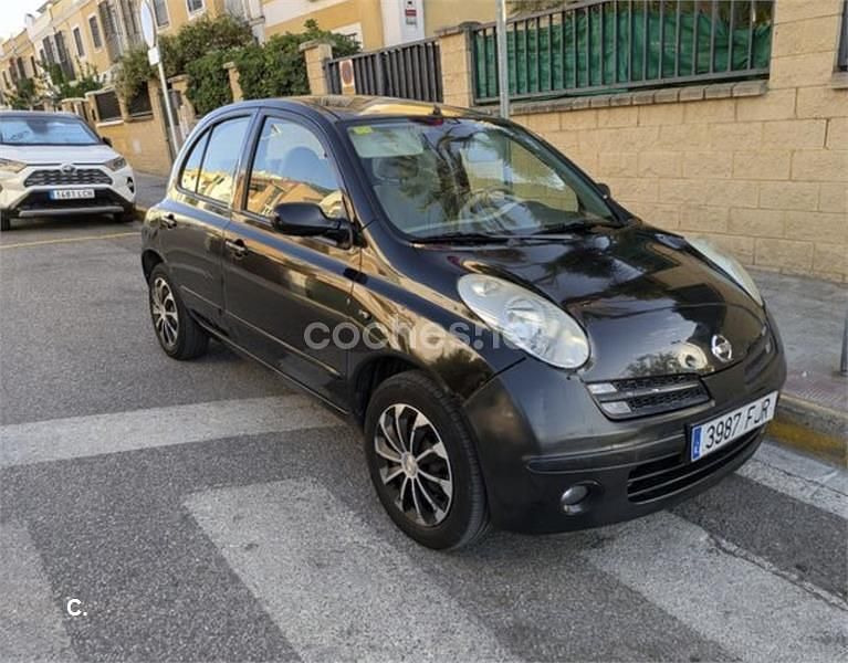 Negro Usado 2006 Nissan Micra Acenta Berlina | 2900 € - Imagen 1/4
