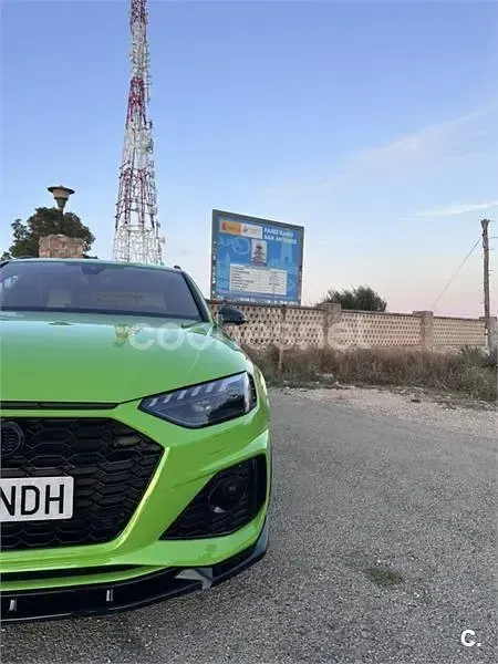 Usado Audi RS4 450 CV (330 kW) 2021 Verde Familiar