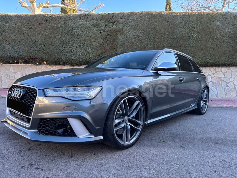 Usado Audi RS6 Exclusive 560 CV (411 kW) 2015 Gris Familiar