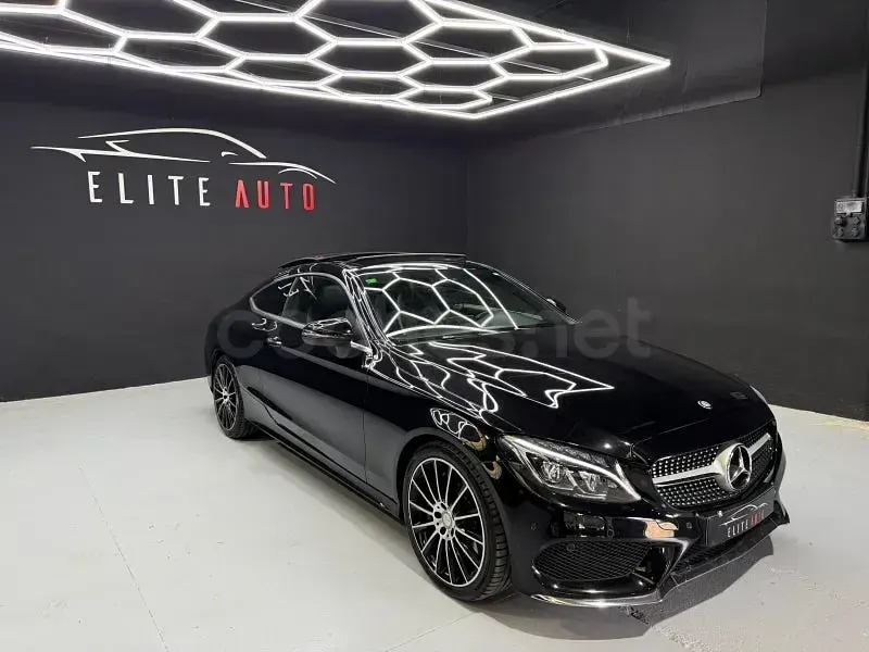 Usado Mercedes C250 204 CV (150 kW) 2017 Negro Coupe