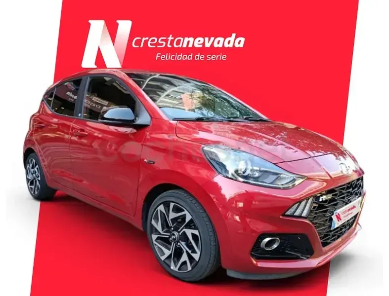 Usado Hyundai i10 N Line 100 CV (73 kW) 2022 Granate Utilitario