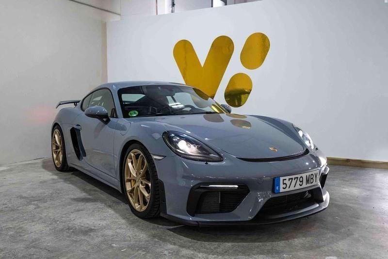 Gris Usado 2022 Porsche Cayman GT4 Coupe | 123.900 € (Caro) - Imagen 1/4