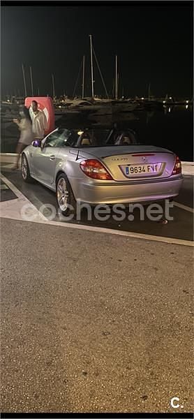 Usado Mercedes SLK200 163 CV (119 kW) 2006 Gris / plata Descapotable