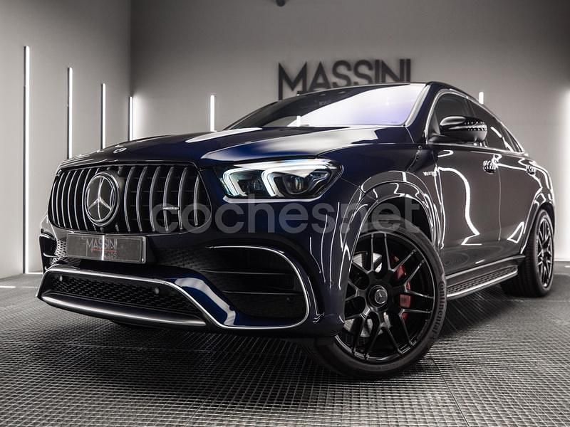 Usado Mercedes GLE63 AMG 612 CV (450 kW) 2021 Azul Coupe