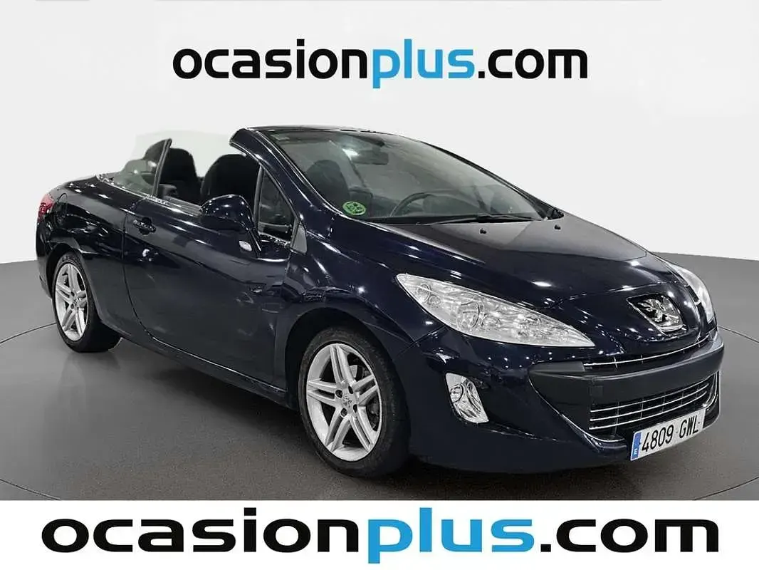 Usado Peugeot 308 CC Sport 122 CV (89 kW) 2010 Azul Descapotable