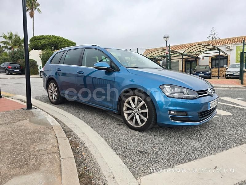Usado VW Golf Sportsvan Advance 110 CV (80 kW) 2016 Azul Monovolumen
