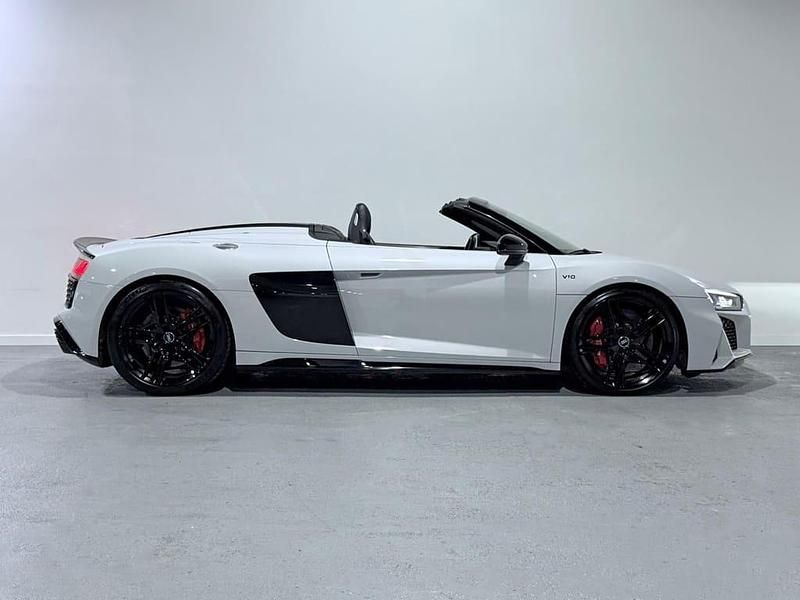 Usado Audi R8 Spyder Performance 620 CV (456 kW) 2019 Blanco Descapotable