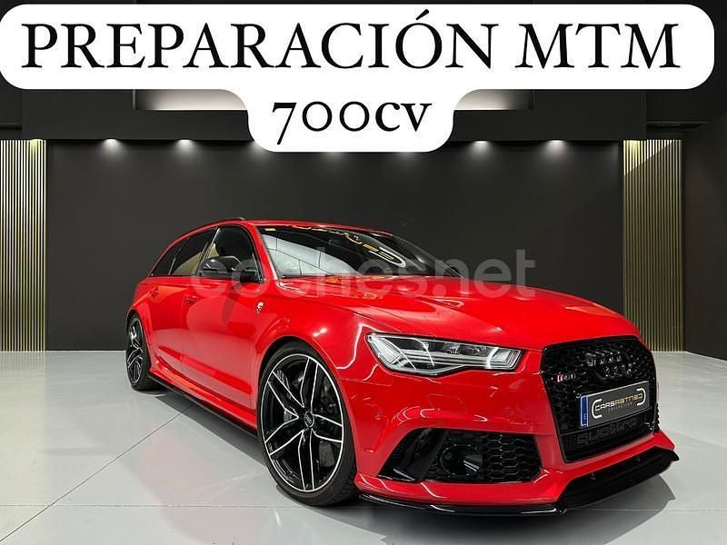 Rojo Usado 2016 Audi RS6 Ambiente Familiar | 63.500 € (Caro) - Imagen 1/4