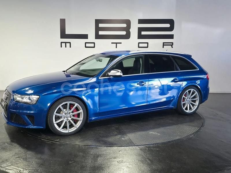 Usado Audi RS4 Comfort 450 CV (330 kW) 2014 Azul Familiar