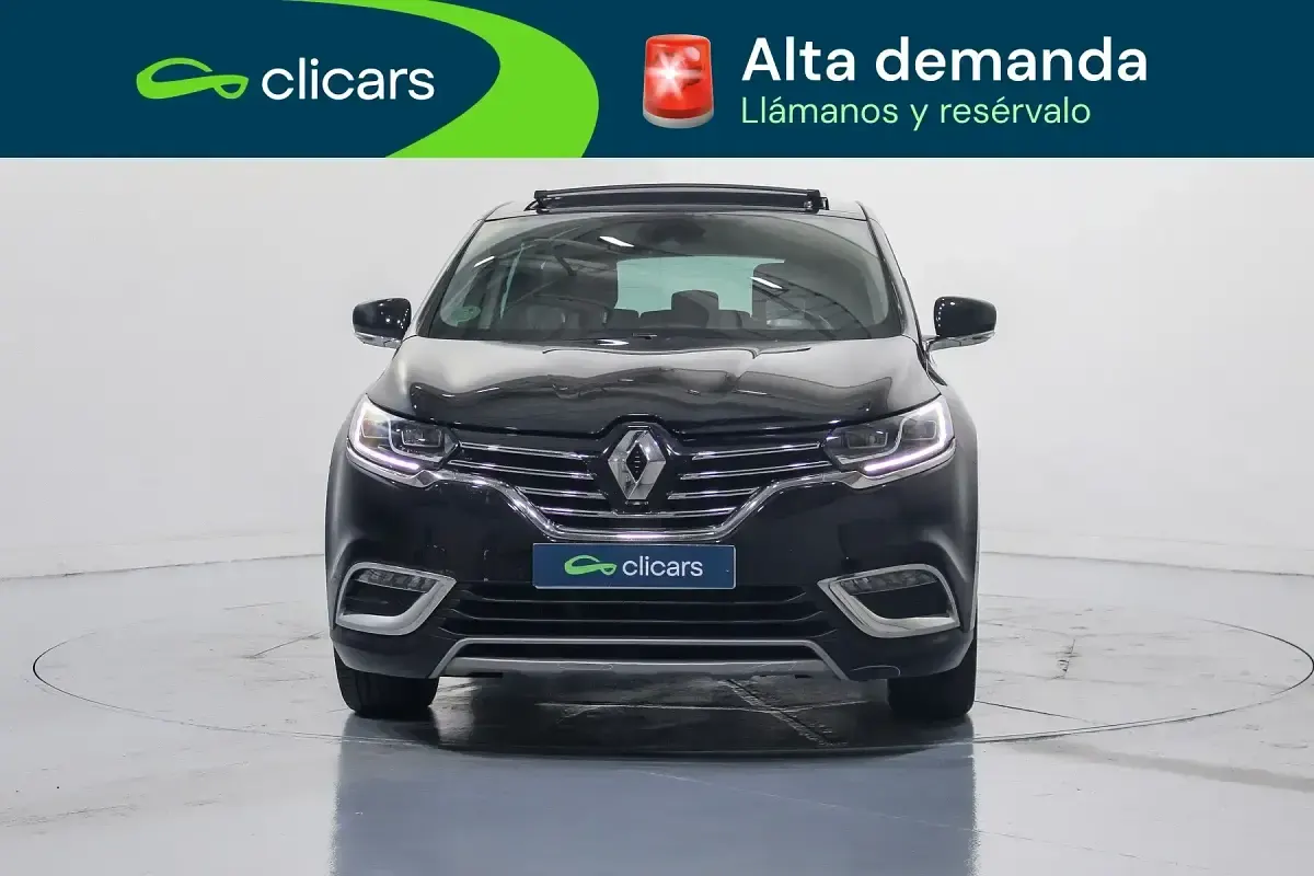 Usado Renault Espace Zen 160 CV (117 kW) 2016 Negro Monovolumen