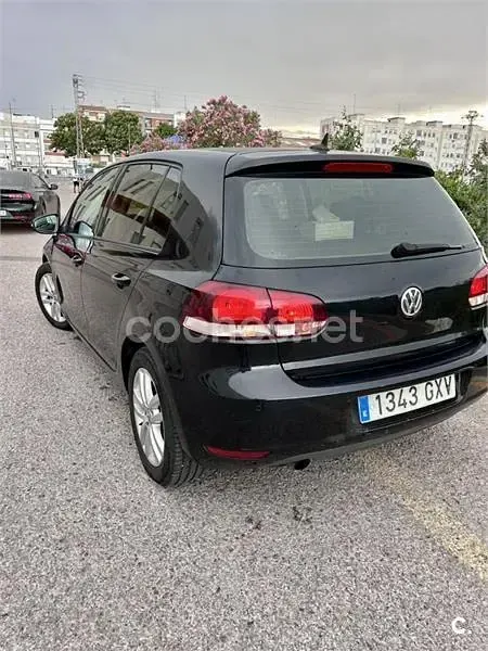 Usado VW Golf VI Sport 105 CV (77 kW) 2010 Negro Utilitario
