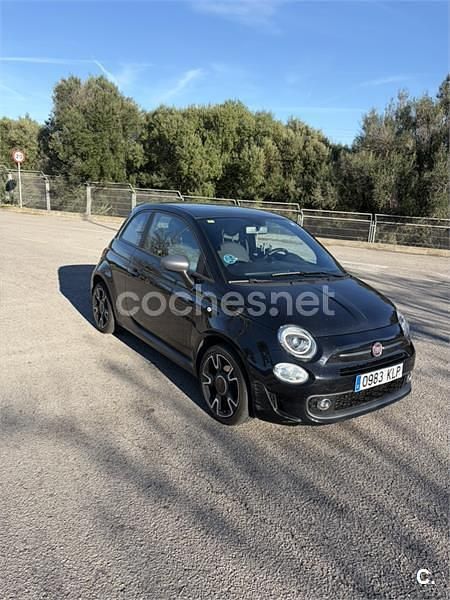 Usado Fiat 500S S 69 CV (50 kW) 2018 Negro Berlina