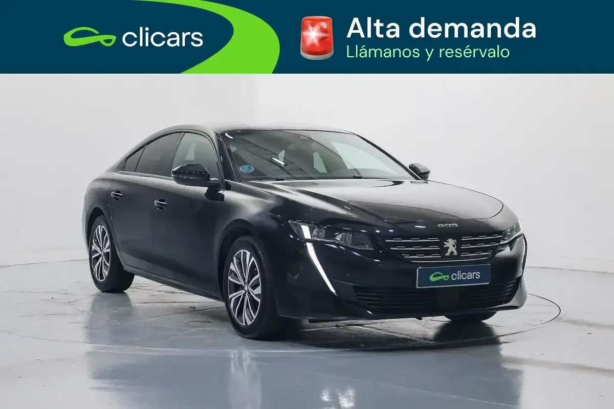 Usado Peugeot 508 Allure 130 CV (95 kW) 2023 Negro Berlina