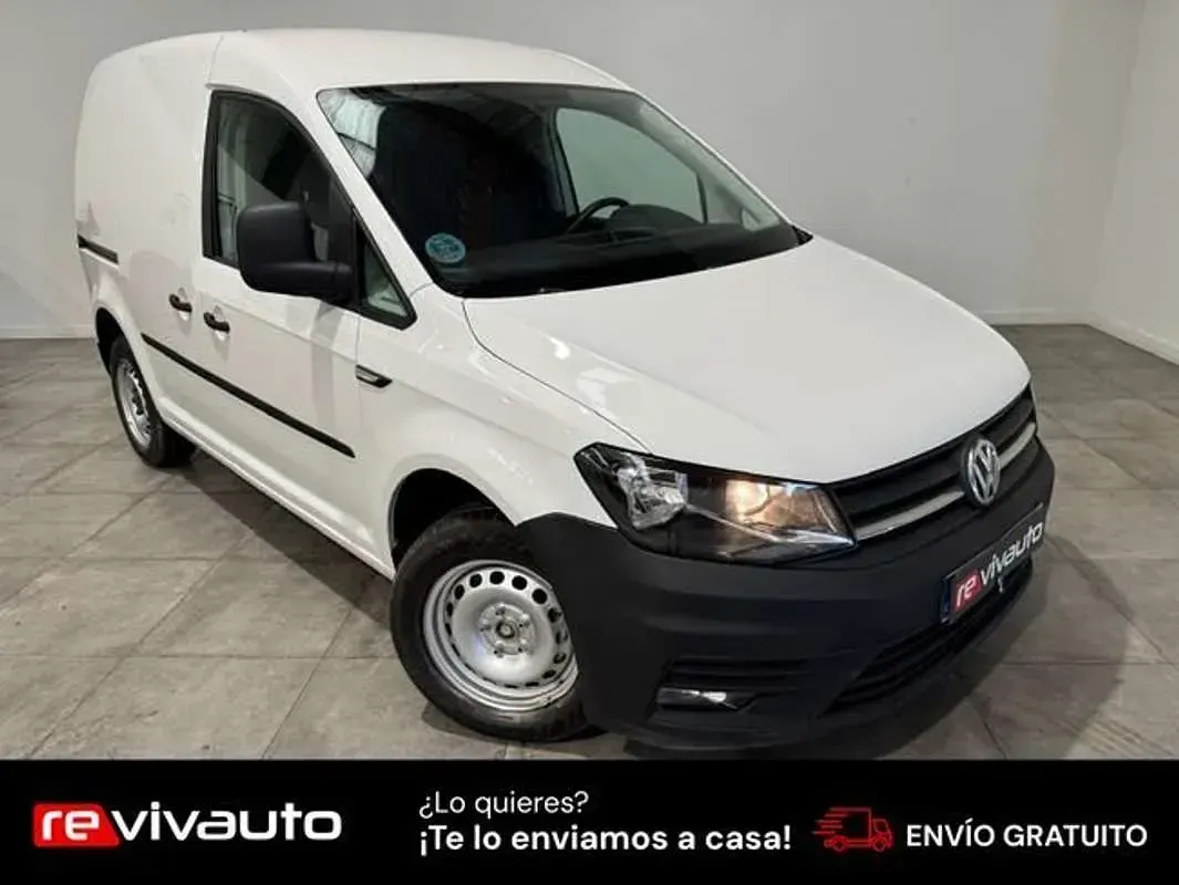 Usado VW Caddy 75 CV (55 kW) 2019 Blanco Monovolumen