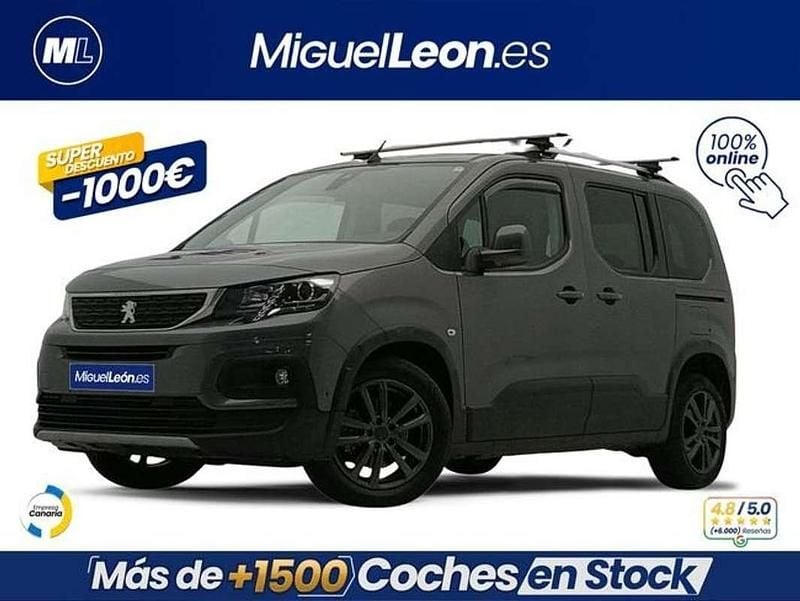 Usado Peugeot Rifter Allure 131 CV (96 kW) 2019 Gris Monovolumen