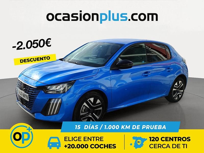 Usado Peugeot 208 Allure 100 CV (73 kW) 2025 Azul Utilitario