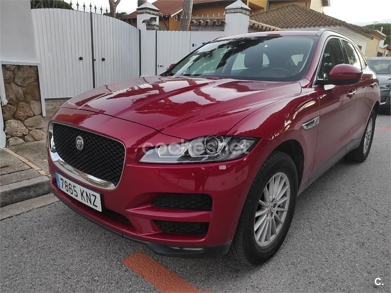 Usado Jaguar F-Pace Prestige 180 CV (132 kW) 2018 Rojo SUV