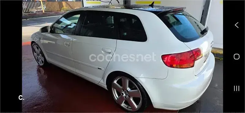 Usado Audi A3 Ambition 140 CV (102 kW) 2007 Blanco Utilitario