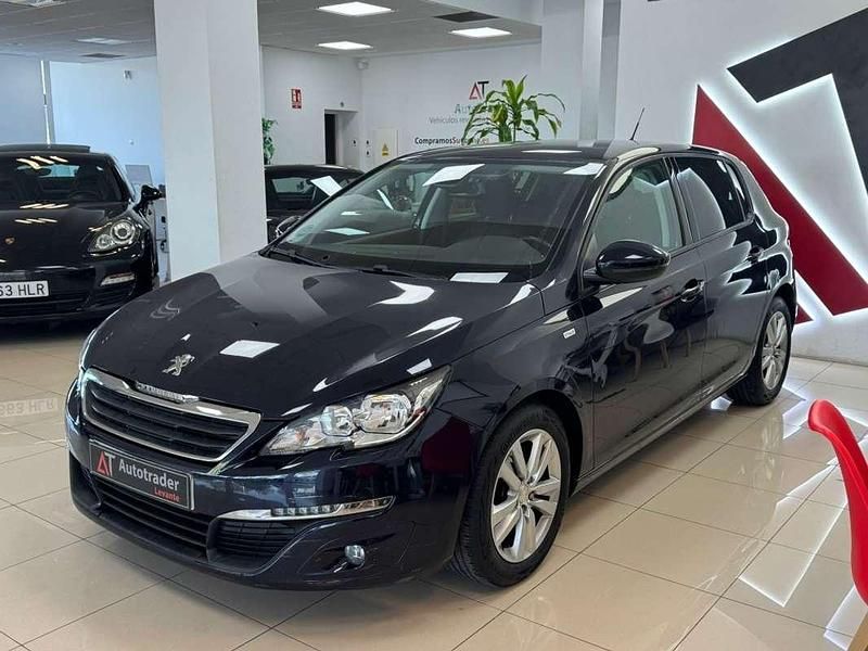 Usado Peugeot 308 Access 100 CV (73 kW) 2016 Azul Utilitario