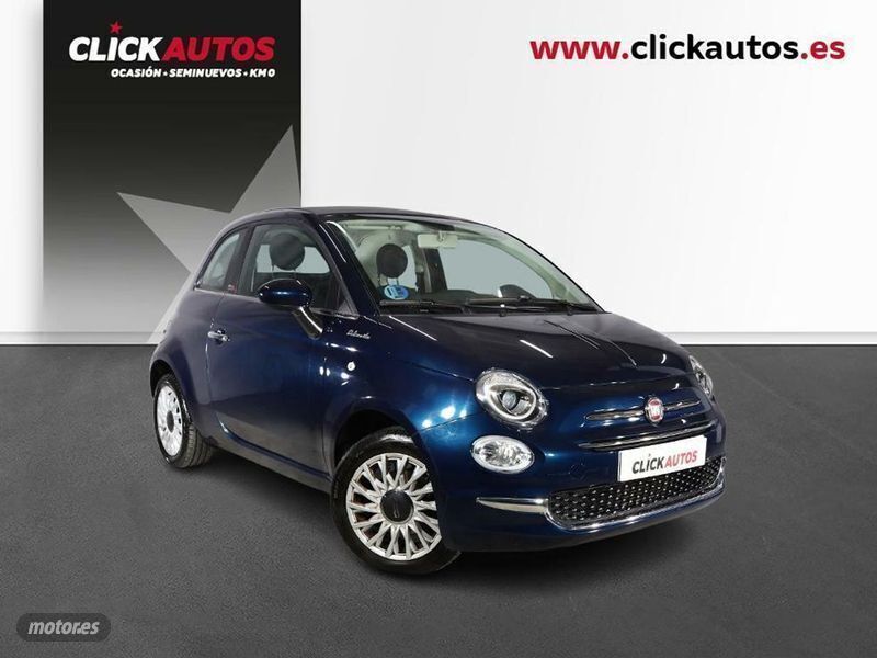 Azul Usado 2021 Fiat 500 Dolcevita Descapotable | 12.050 € (Precio justo) - Imagen 1/2