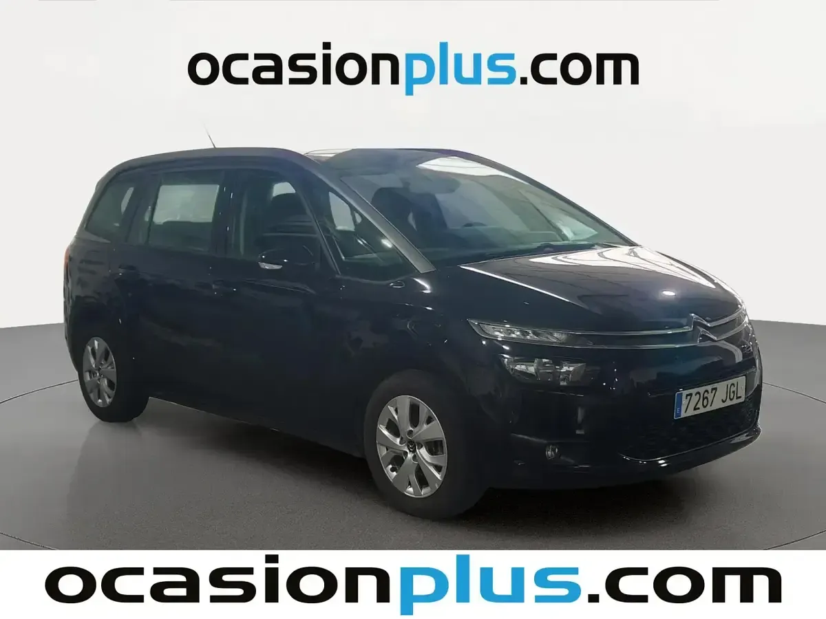 Usado Citroën C4 PureTech 130 CV (95 kW) 2015 Negro Monovolumen