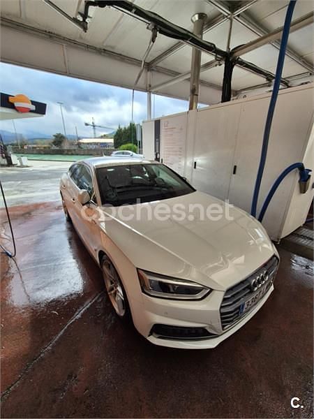 Usado Audi A5 Sportback 190 CV (139 kW) 2017 Blanco Utilitario
