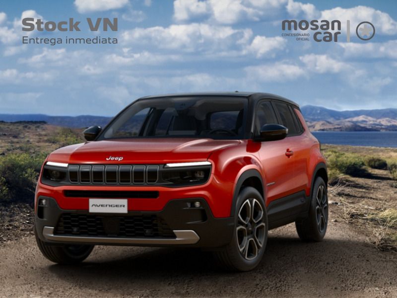 Rojo rubi + techo negro Nuevo 2025 Jeep Avenger EV Summit SUV | 34.770 € - Imagen 1/4