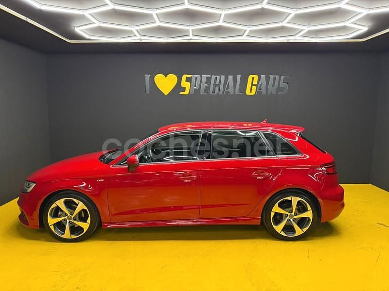 Usado Audi A3 S-Line 150 CV (110 kW) 2018 Rojo Berlina