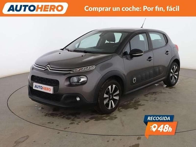 Usado Citroën C3 Feel 82 CV (60 kW) 2018 Gris Utilitario