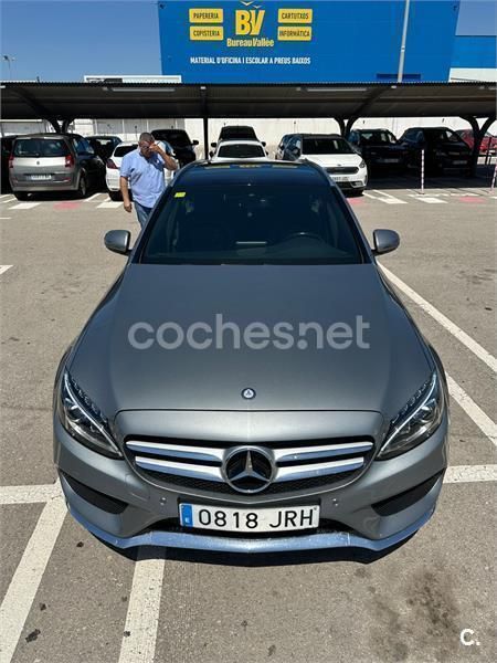 Gris / plata Usado 2016 Mercedes C220 AMG line Familiar | 19.500 € (Caro) - Imagen 1/4