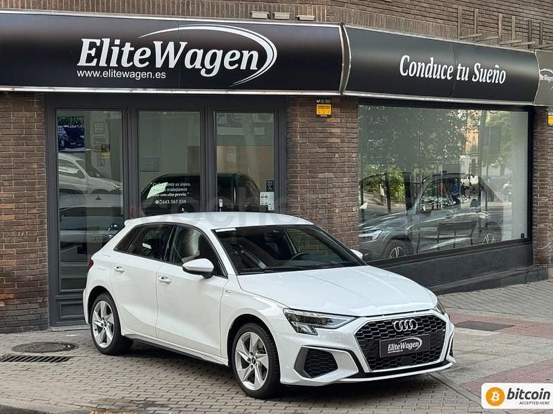 Usado Audi A3 S-Line 204 CV (150 kW) 2022 Blanco Berlina