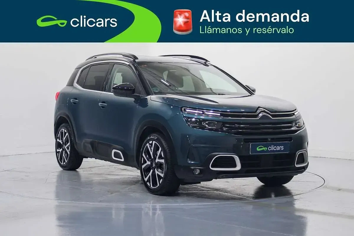 Usado Citroën C5 Aircross Shine 131 CV (96 kW) 2019 Verde SUV
