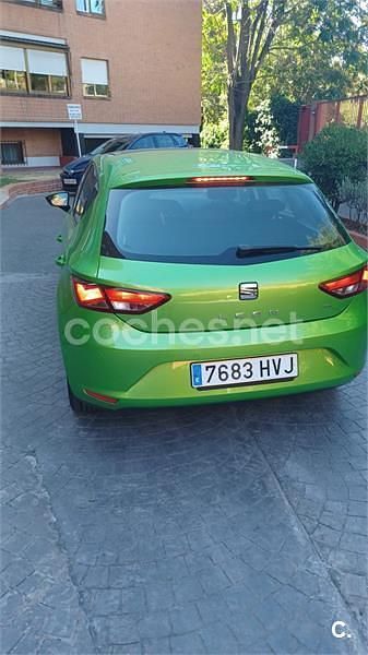 Usado Seat Leon Style 150 CV (110 kW) 2014 Verde Berlina