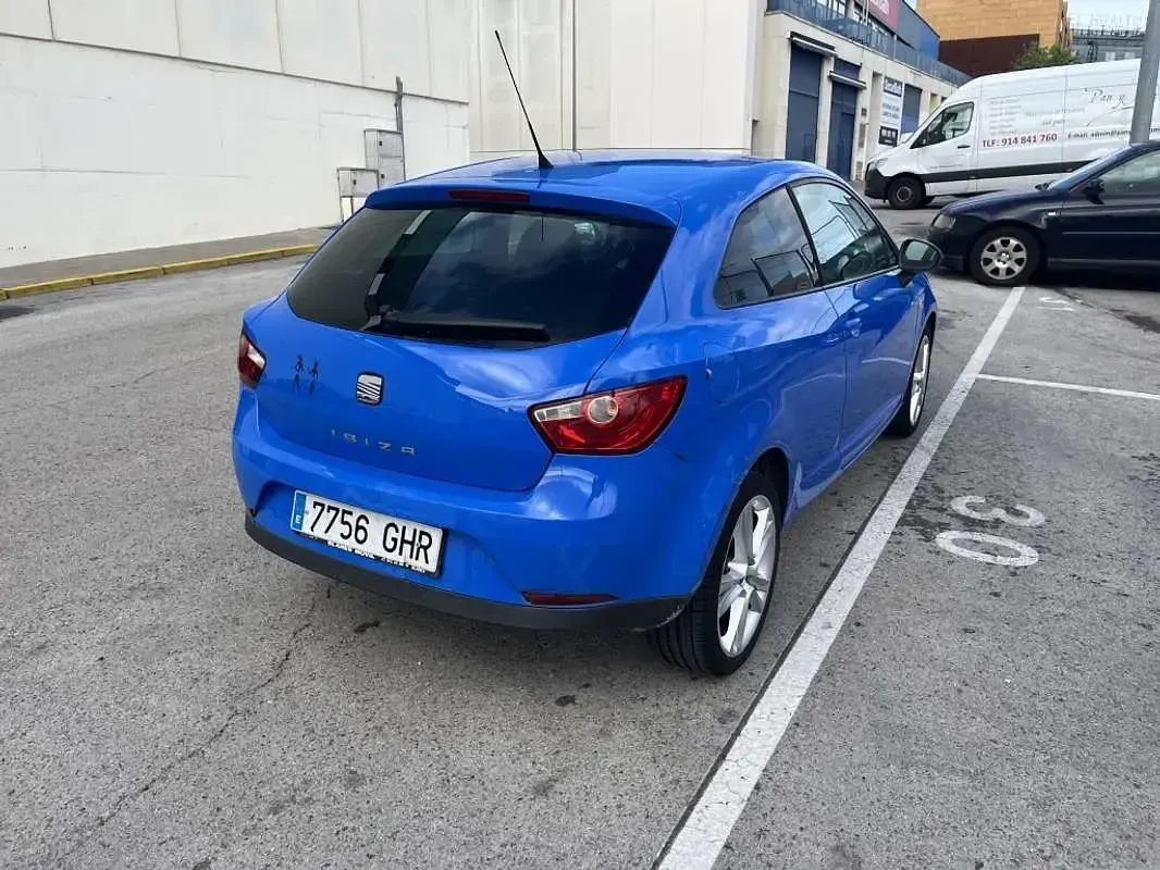 Käytetty Seat Ibiza Sport 86 HP (63 kW) 2008 Sininen Viistoperä
