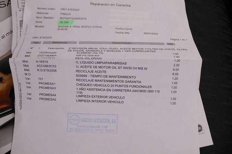 Usado Nissan X-Trail Acenta 160 CV (117 kW) 2020 Blanco SUV