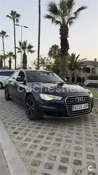 Usado Audi A6 S-Line 218 CV (160 kW) 2015 Azul Berlina