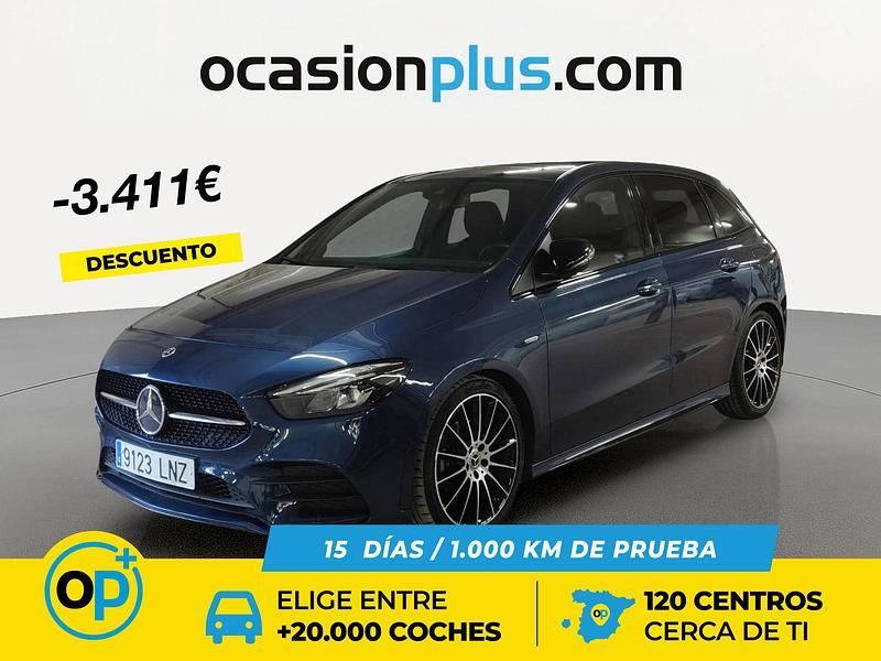 Azul Usado 2021 Mercedes B180 Monovolumen | 25.300 € (Precio justo) - Imagen 1/4