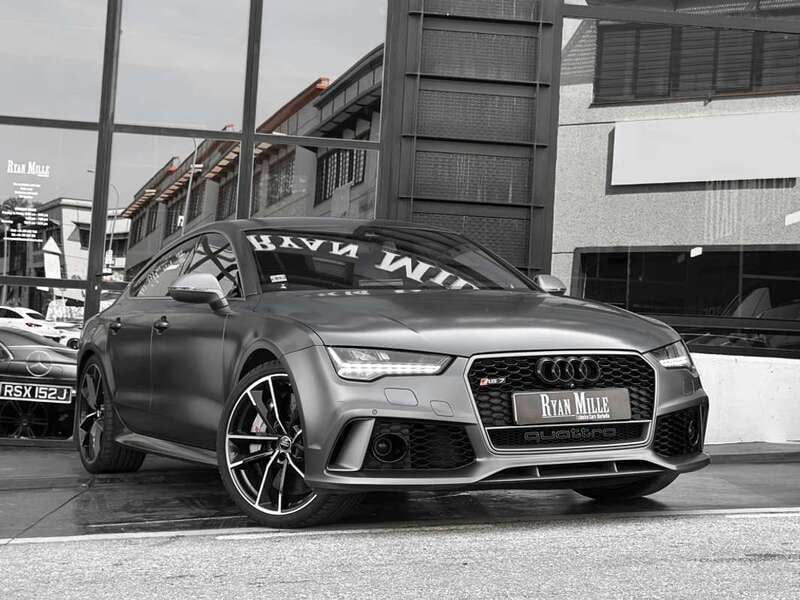 Usado Audi RS7 Sportback Performance 605 CV (444 kW) 2016 Gris Utilitario