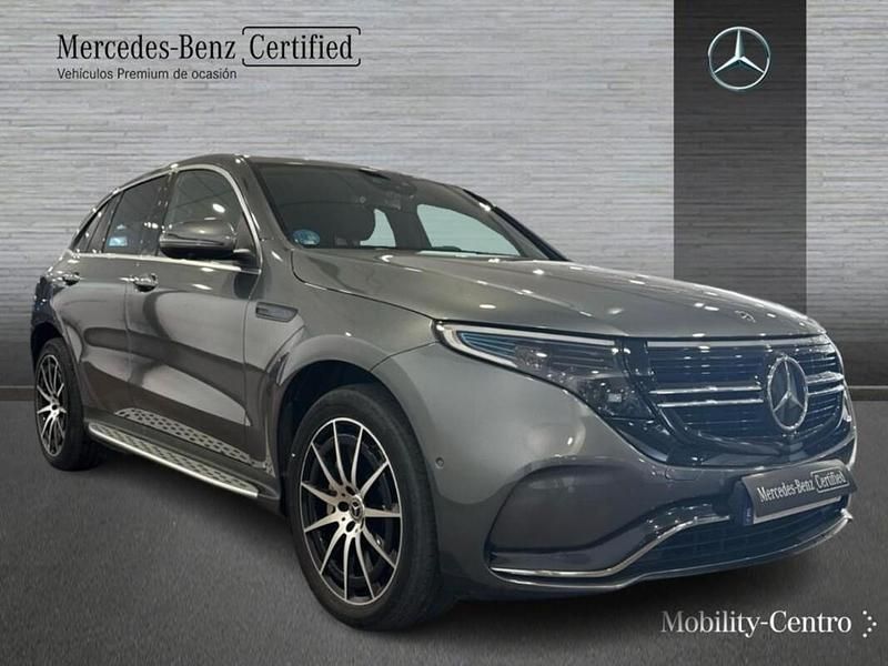 Usado Mercedes EQC400 300 kW (408 CV) 2021 Gris selenita metalizado SUV