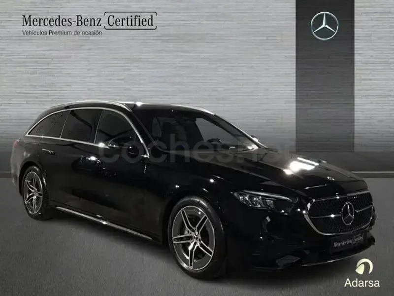 Usado Mercedes E220 197 CV (144 kW) 2025 Negro Familiar