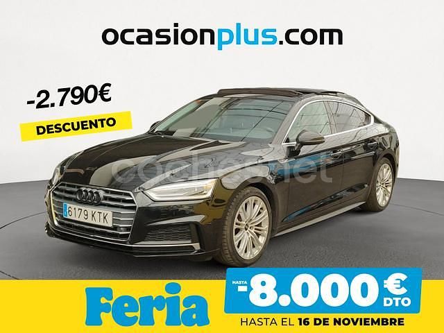 Negro Usado 2019 Audi A5 Sportback Advanced Plus Utilitario | 30.690 € (Un poco caro) - Imagen 1/4
