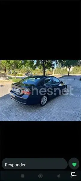 Usado BMW 320 163 CV (119 kW) 2008 Azul Berlina