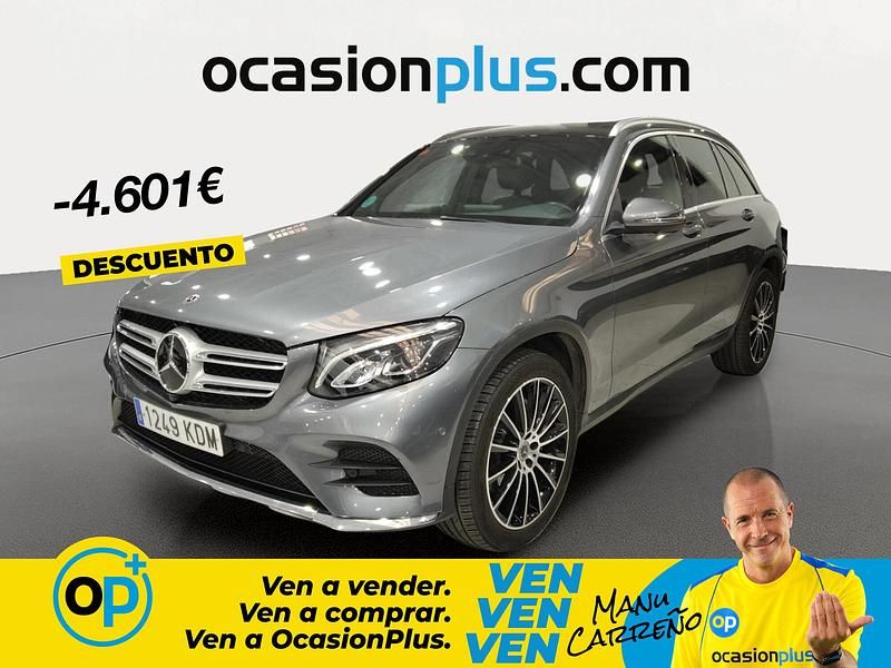 Usado Mercedes GLC250 204 CV (150 kW) 2017 Gris SUV