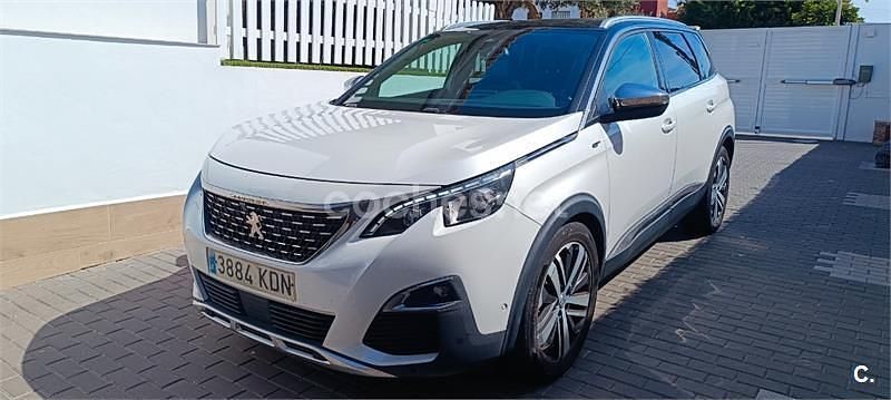 Blanco Usado 2017 Peugeot 5008 GTi Monovolumen | 18.400 € (Buen precio) - Imagen 1/4