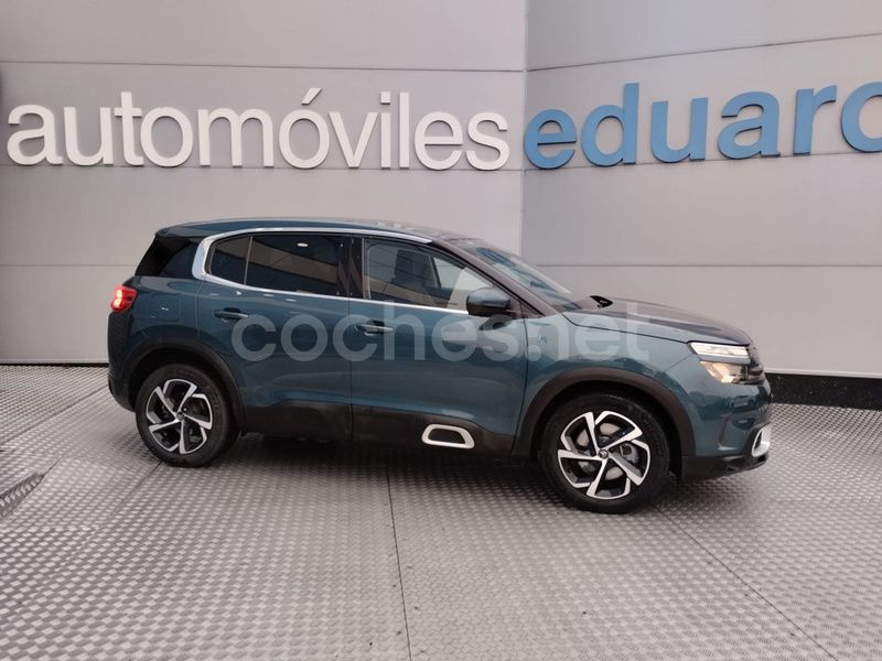 Azul Usado 2021 Citroën C5 Aircross Shine SUV | 19.500 € (Precio justo) - Imagen 1/4