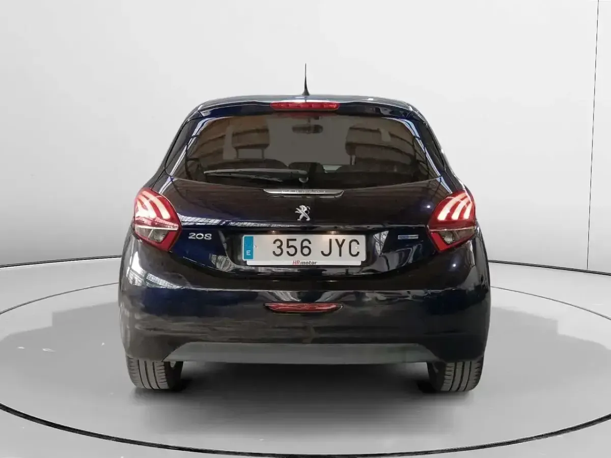 Usado Peugeot 208 Style 82 CV (60 kW) 2017 Azul Utilitario