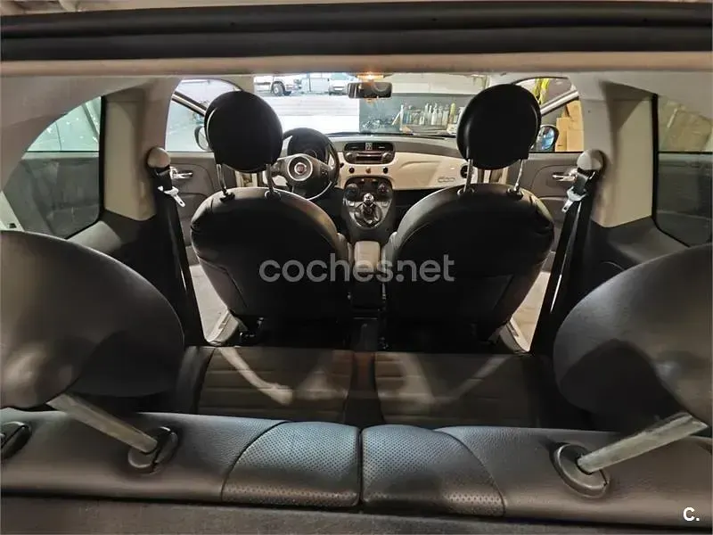 Usado Fiat 500 Lounge 75 CV (55 kW) 2010 Blanco Berlina