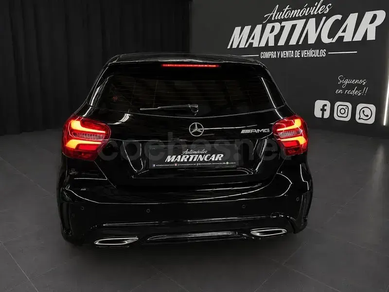 Usado Mercedes A200 AMG line 136 CV (100 kW) 2016 Negro Berlina