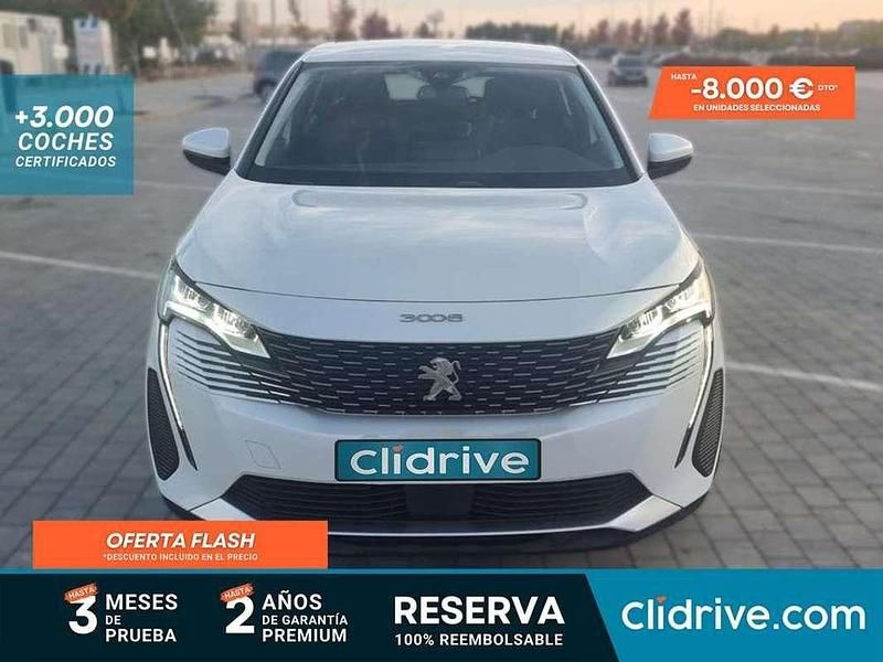 Blanco Usado 2021 Peugeot 3008 Active SUV | 18.990 € (Precio justo) - Imagen 1/3